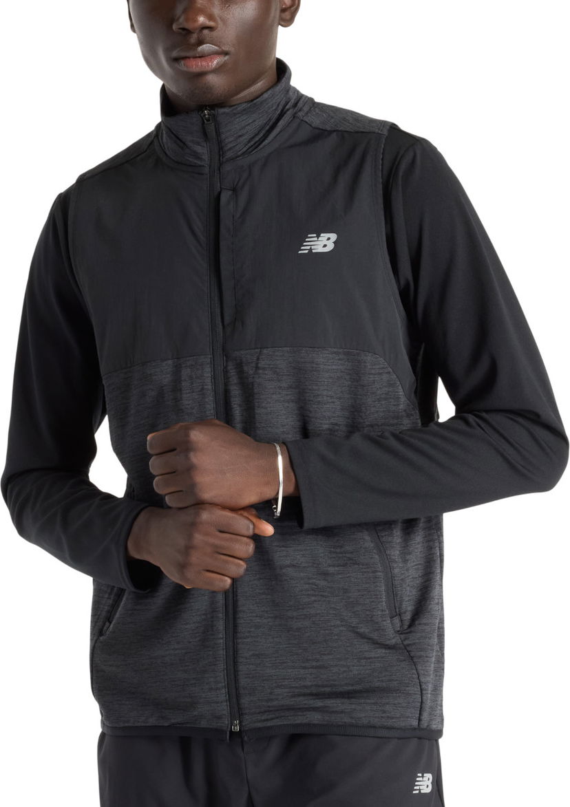 Liivi New Balance Heat Grid Vest Musta | mv512-bk