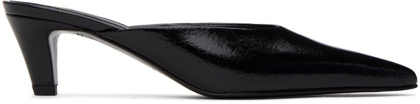 Tennarit ja kengät TOTEME Patent Leather Mule Heels Musta | 241-WAS975-LE0046