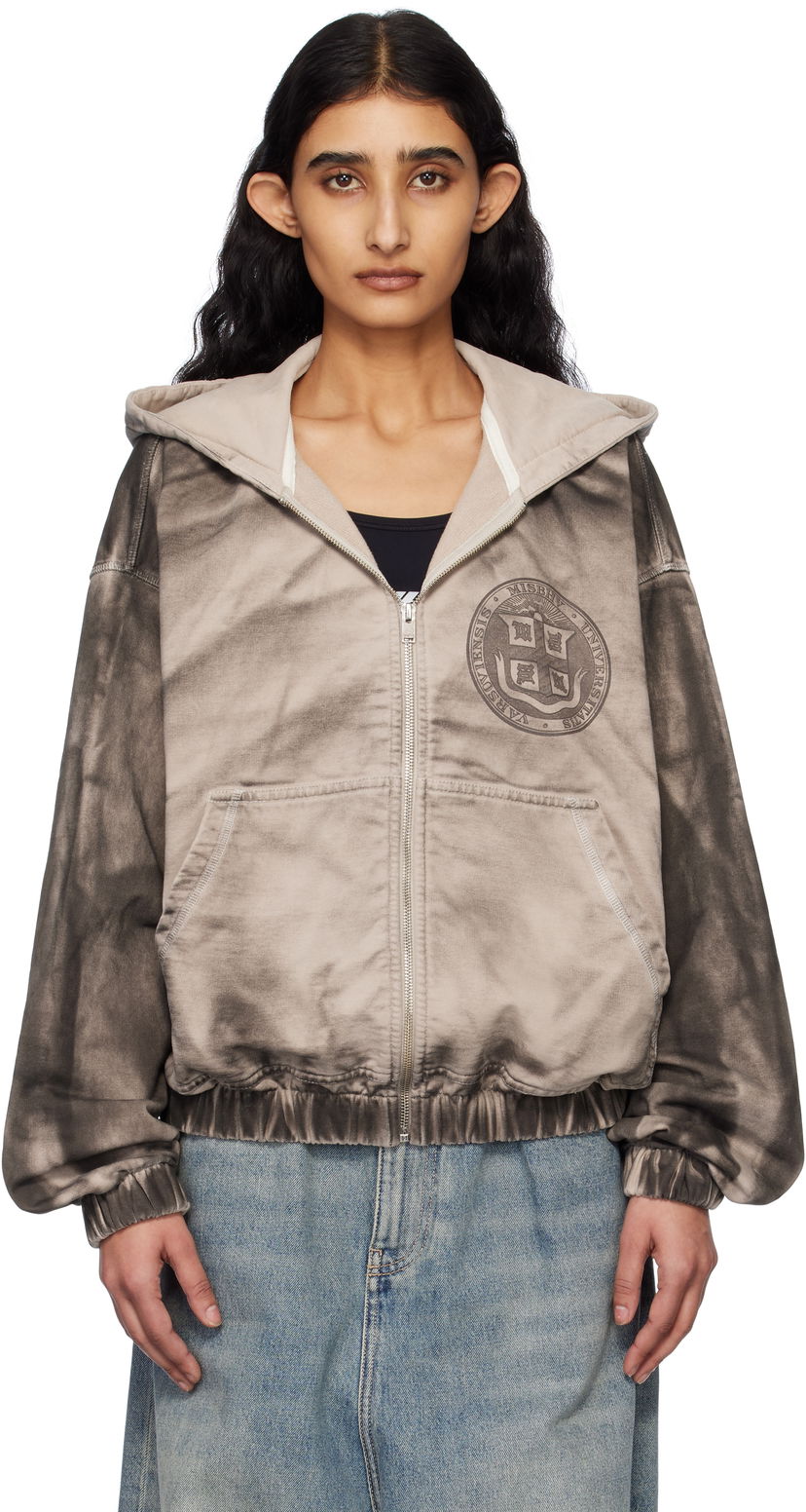 Huppari MISBHV MISBHV Perfect Zip-Up Hoodie Harmaa | 250W203
