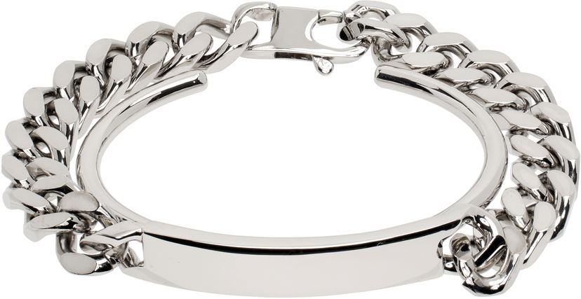 Rannerengas Maison Margiela MM6 Maison Margiela ID Tiered Chain Bracelet Metallinen | SM6UY0098 P8371
