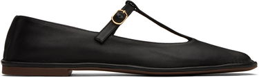 Tennarit ja kengät The Row The Row Square T-Strap Ballerina Flats Musta | F1599-SL3, 0