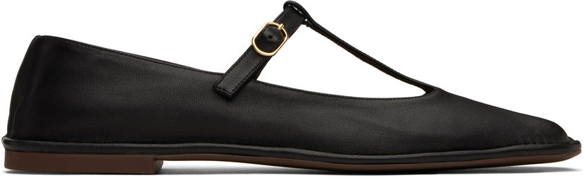 Tennarit ja kengät The Row The Row Square T-Strap Ballerina Flats Musta | F1599-SL3