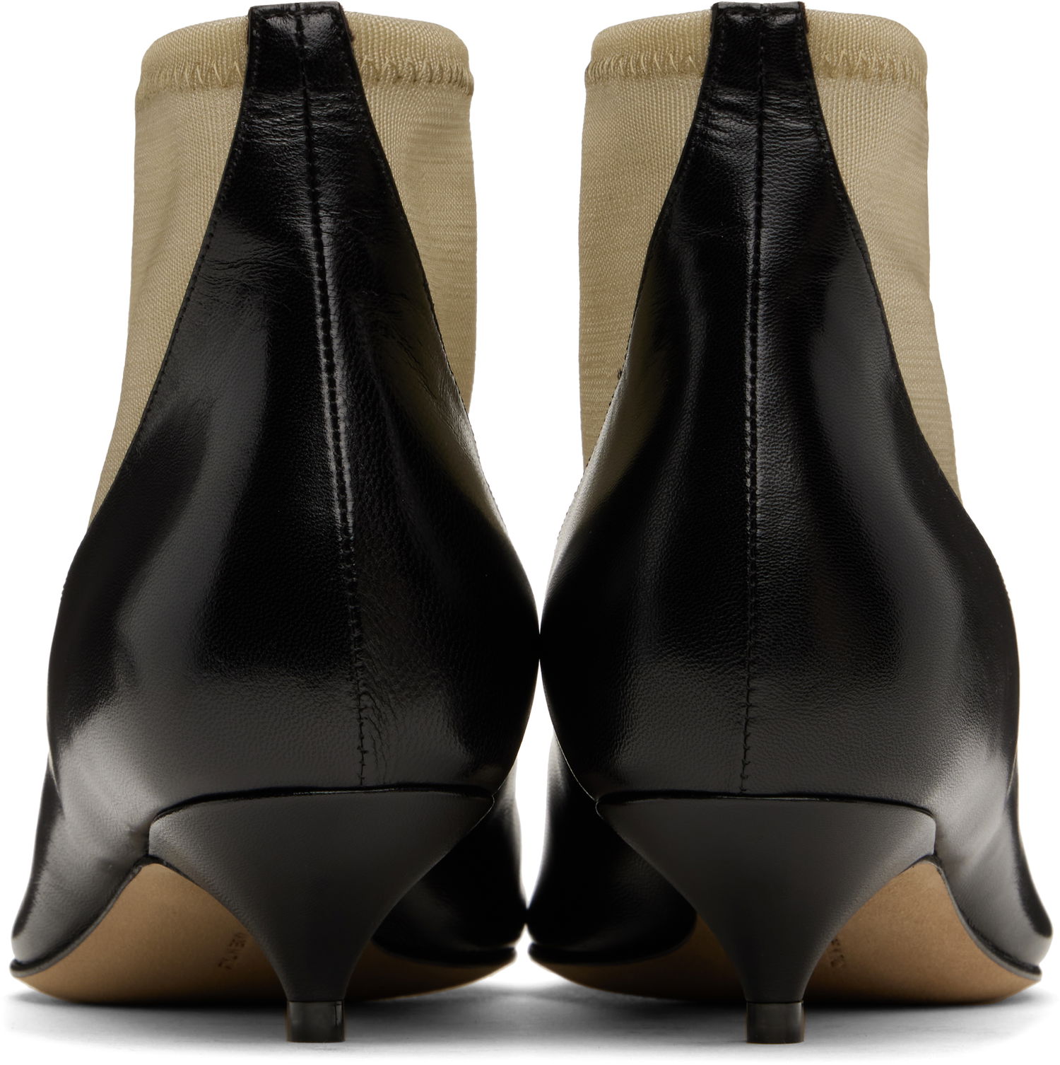 Vaatteet The Row The Row Mesh Kitten Heel Ankle Boots Musta | F1581-SL1W20, 1