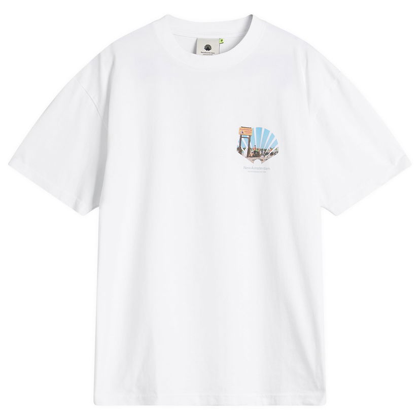T-paita New Amsterdam Surf Association New Amsterdam Surf Association Road Trip T-Shirt, Size Large Valkoinen | 2501174002