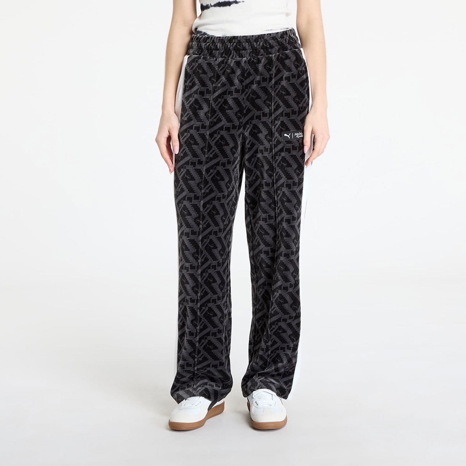 Housut Puma Squid Game x T7 Iconic Straight Track Pants Musta | 62743301, 0
