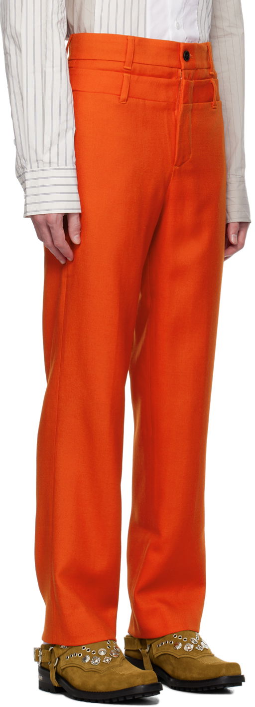 Housut Feng Chen Wang Feng Chen Wang Layered Trousers Oranssi | FUF16TR23, 1