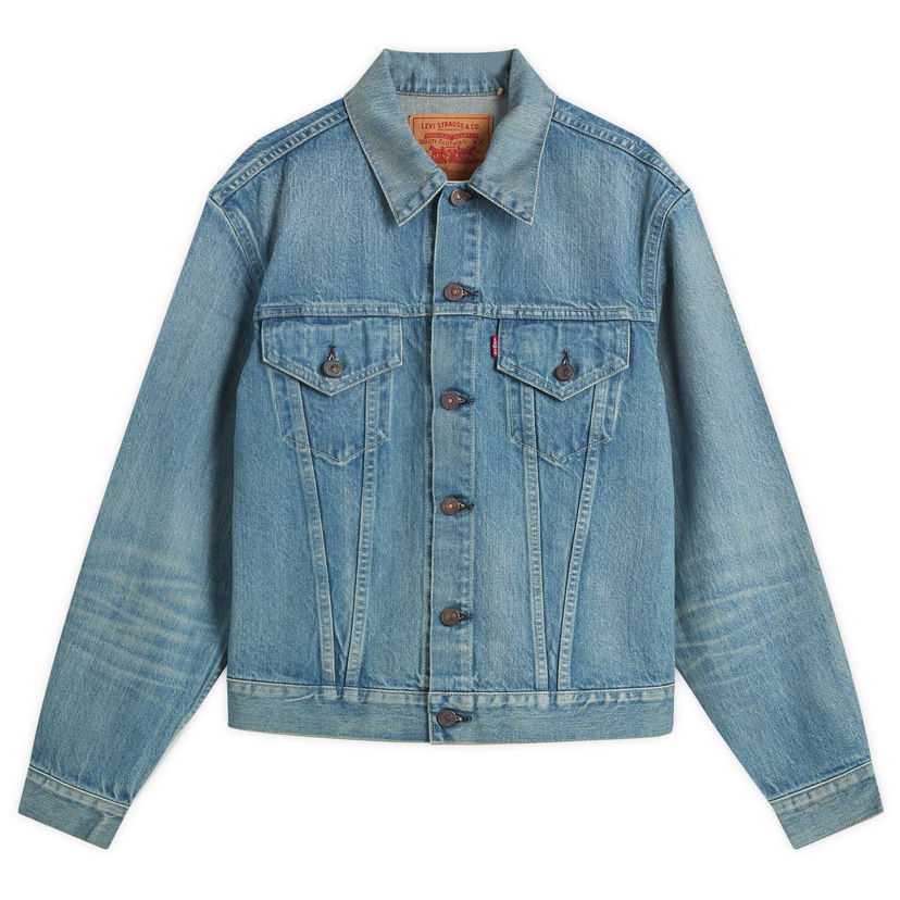 Takki Levi's LVC 1961 Type III 557 Kaihara Denim Jacket, Size Medium Sininen | 74998-0004-BLU