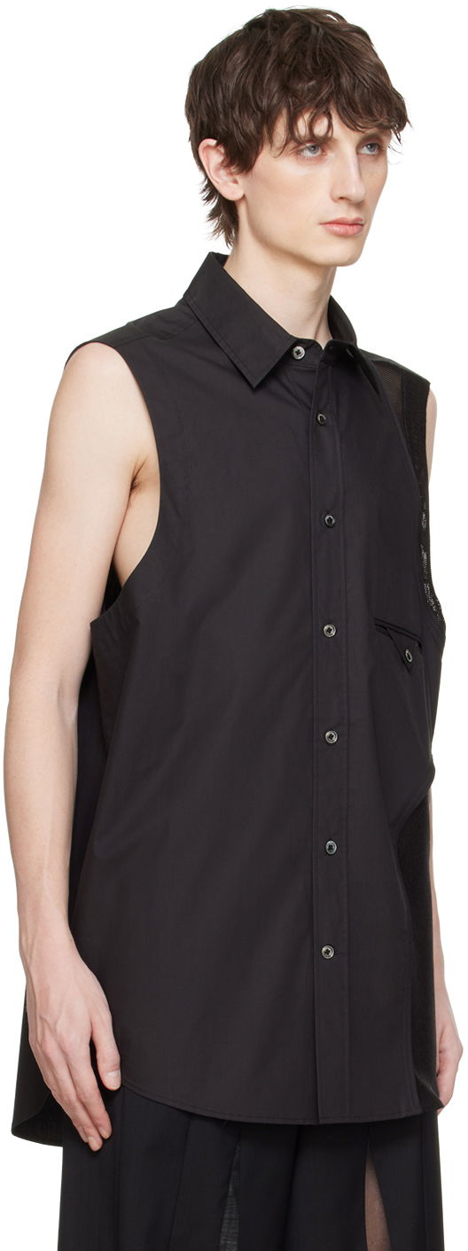 Paita Feng Chen Wang Feng Chen Wang Sleeveless Shirt Musta | FUS17SR08, 1