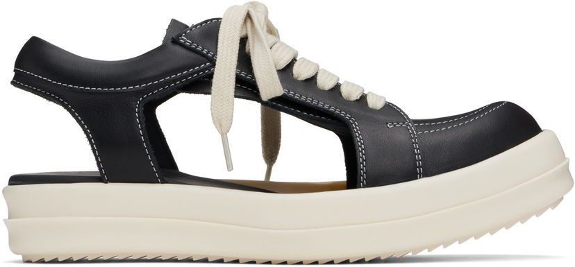 Tennarit ja kengät Rick Owens Rick Owens Hollywood Hollowed Vintage Sneaks Musta | RP01E7897 LCO