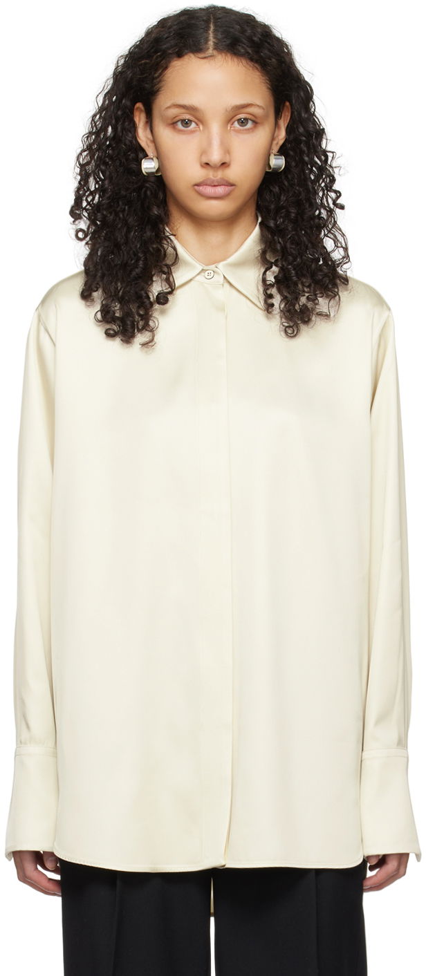 Paita Jil Sander Relaxed-Fit Shirt Valkoinen | J01DL0125_J65112