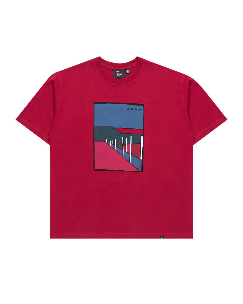 T-paita By Parra Parra Beach Parking Graphic T-Shirt Punainen | 54205