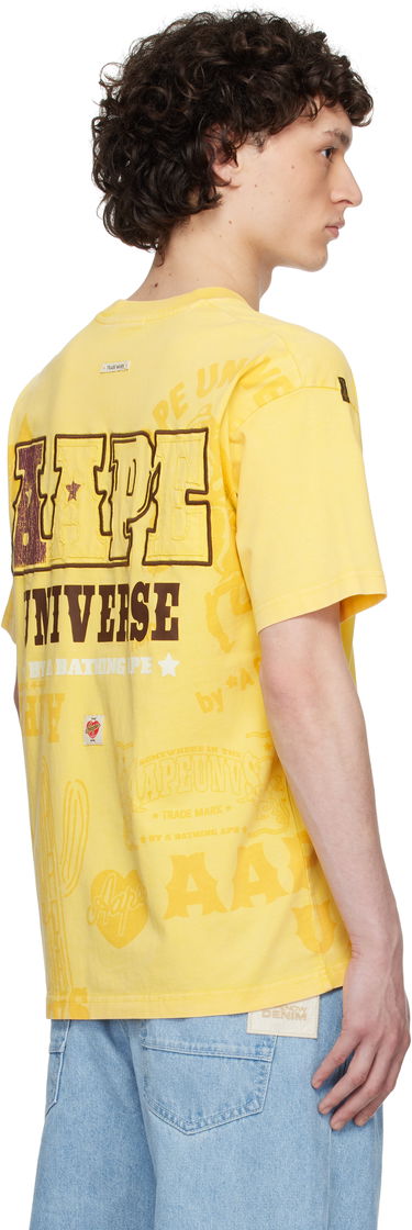 T-paita AAPE by A Bathing Ape AAPE by A Bathing Ape Fancy Main T-Shirt Keltainen | AAPTEM1671XXNYEL, 2