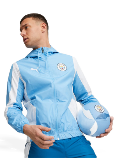 Takki Puma Manchester City Men's Prematch Anthem Jacket Sininen | 772846_01