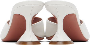 Kengänhoito Amina Muaddi Amina Muaddi Lupita 70 Heeled Sandals Valkoinen | LUPITA SLIPPER 70 CL Nappa, 1