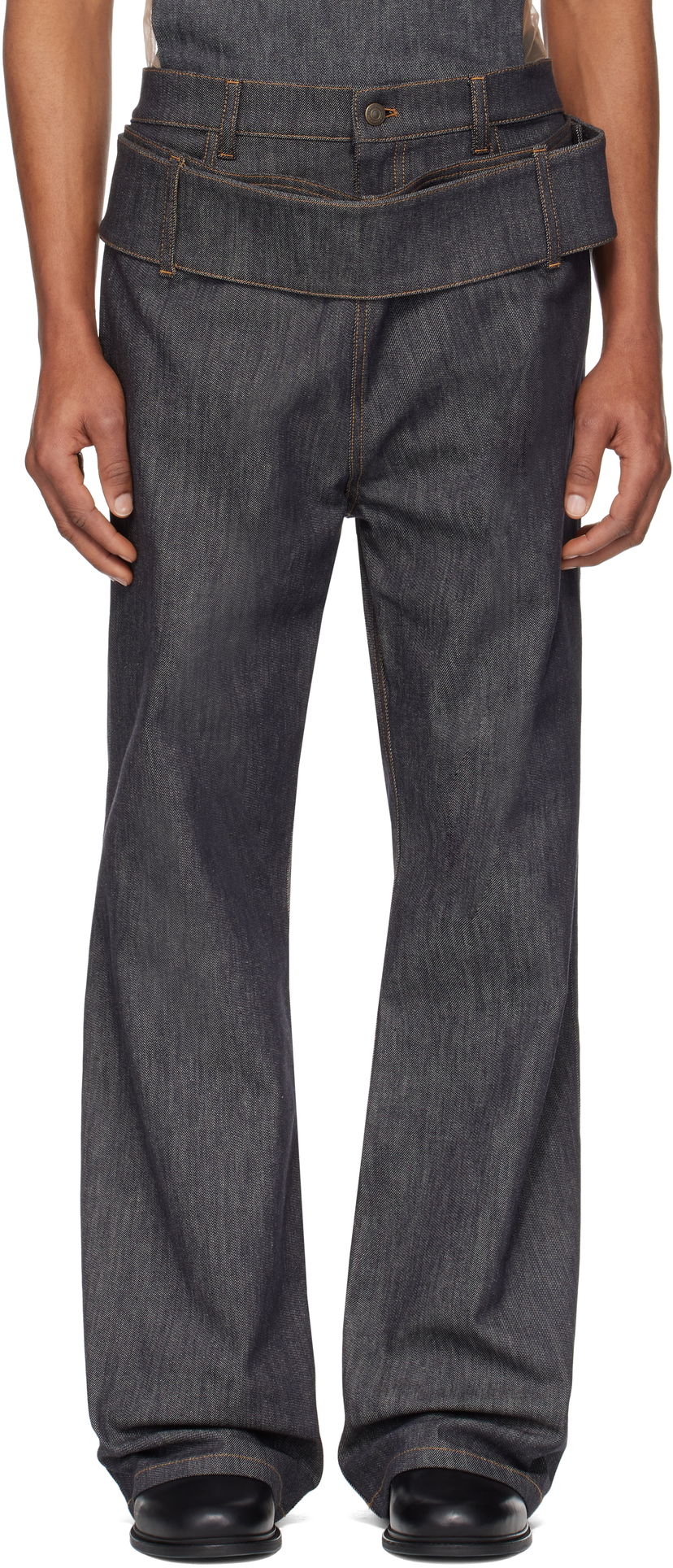 Jeans Courrèges Courrèges Double Belt Jeans Sininen | 125DPA287DE0035