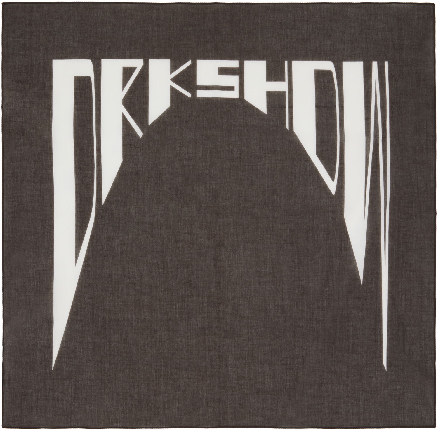 Huivi Rick Owens DRKSHDW Concordians Cotton Bandana Musta | DA02E7471 SCAEP4, 0