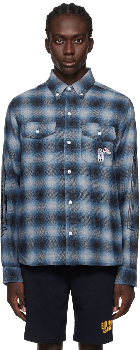 Paita BILLIONAIRE BOYS CLUB Check Shirt Sininen | B23424