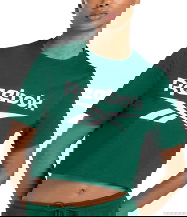 T-paita Reebok IDENTITY BIG LOGO CROP TEE Vihreä | 100076000, 0