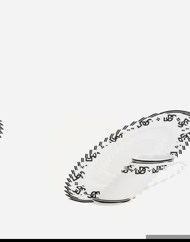 Kodin sisustus Dolce & Gabbana Dolce & Gabbana Coffee Cup & Saucer Set Valkoinen | TC0S10TCALHU0082, 0