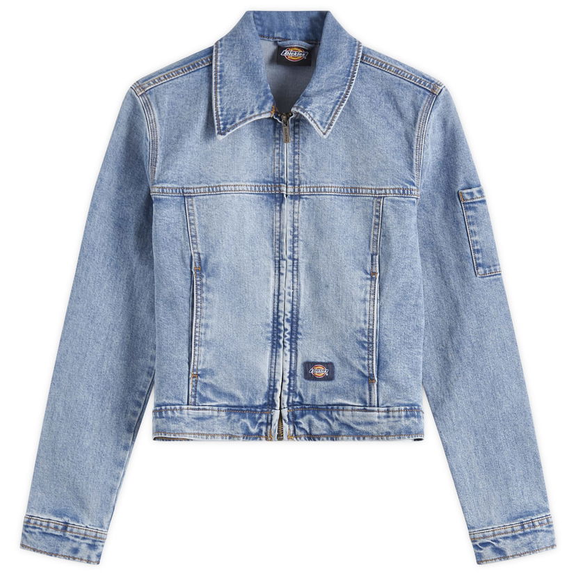 Takki Dickies Women's Slim Denim Jacket Sininen | DK0A4ZANK211