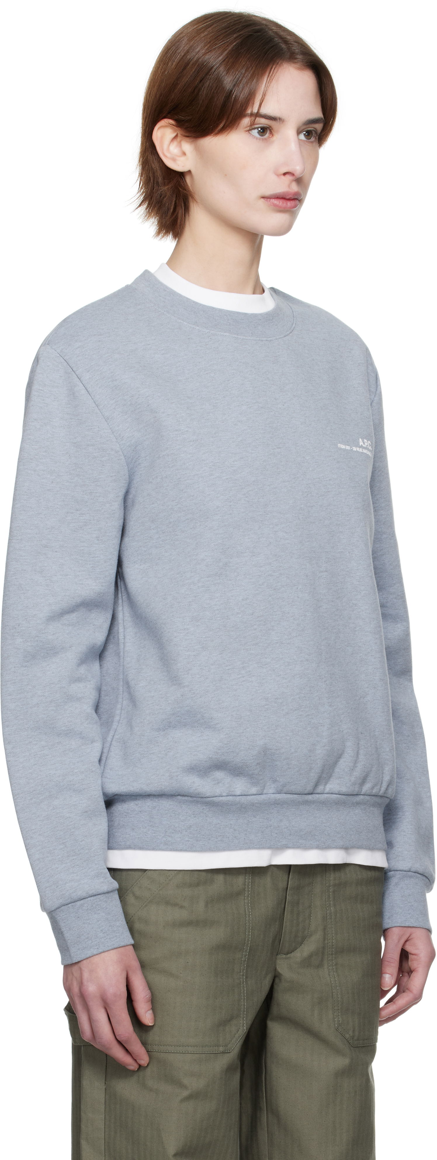 Huppari A.P.C. A.P.C. Standard Item Overdye Sweatshirt Sininen | COHBP-M27939, 1