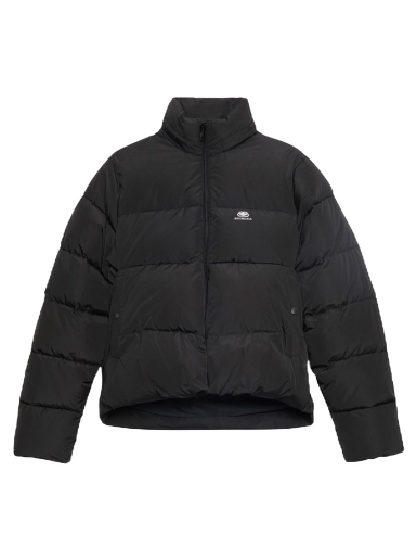 Puffer takki Balenciaga C-Shape Puffer Jacket Musta | 601763TYD361000