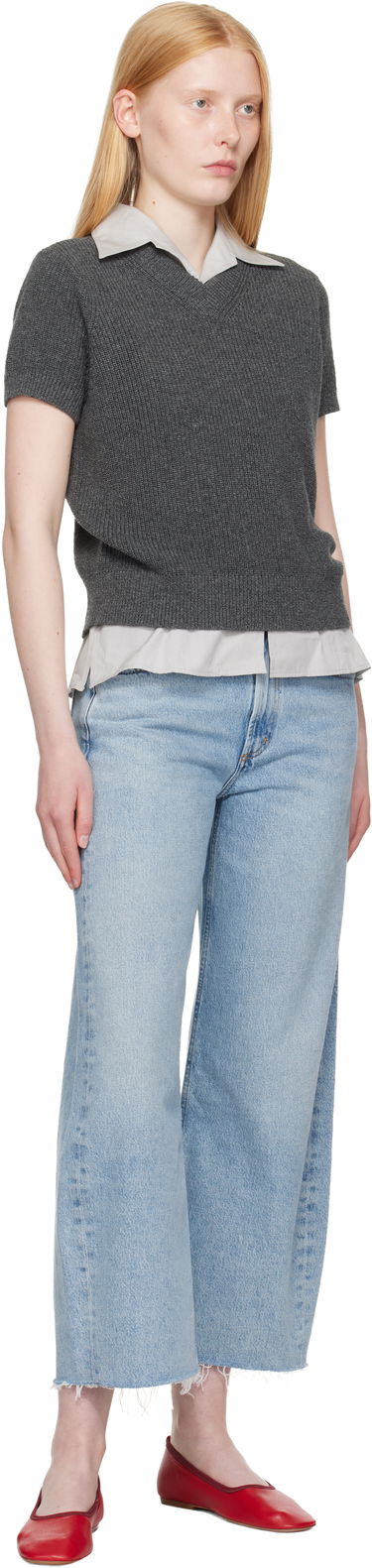 Jeans AGOLDE AGOLDE Low Curve Fray Jeans Sininen | A238-1206, 3