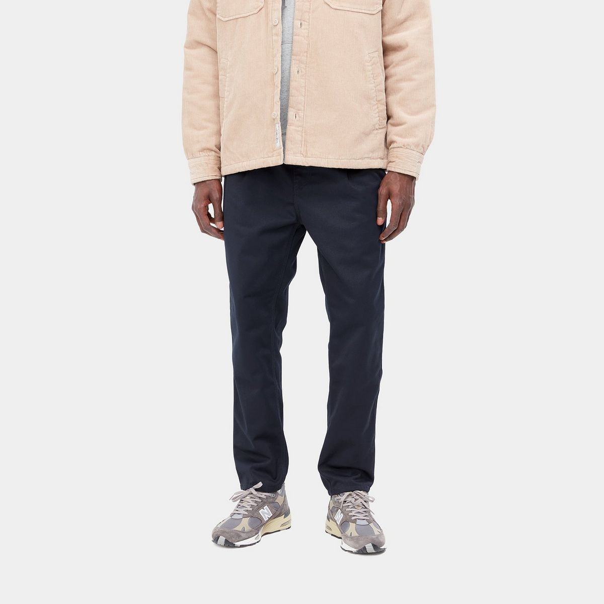 Housut Carhartt WIP Abbott Pant "Dark Navy rinsed" Tummansininen | I025813_1C_02, 1