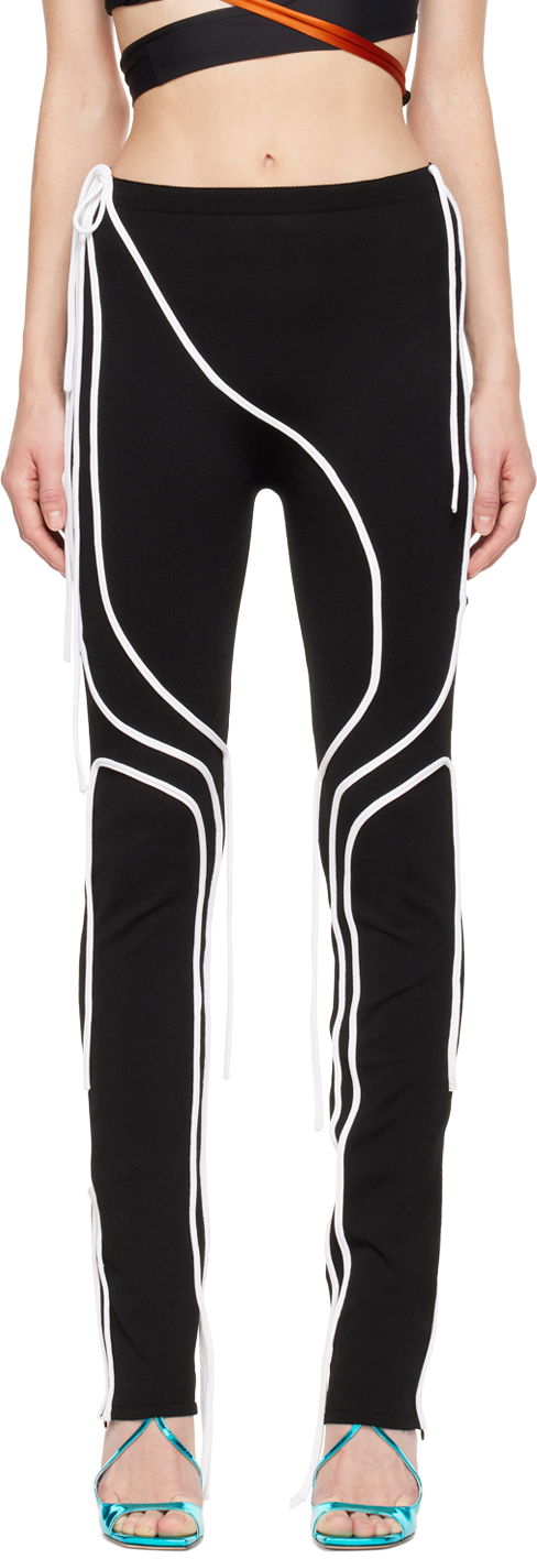 Leggingsit Ottolinger Ottolinger Strappy Leggings Musta | 703101