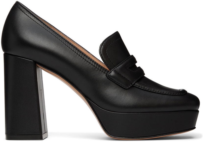 Tennarit ja kengät Gianvito Rossi Platform Loafers Musta | G25242.70RIC.VGI