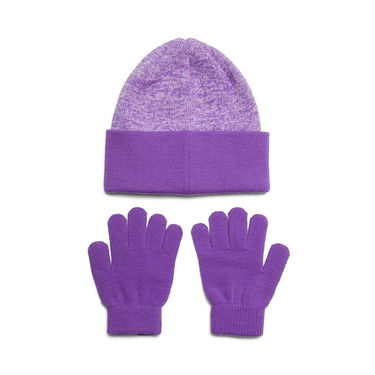 Käsineet Under Armour Under Armour Combo JR Beanie and Gloves Set Violetti | 1386642-525, 1