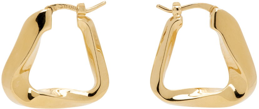 Korvakorut Bottega Veneta Essentials Hoop Earrings Beige | 775179 VAHU0