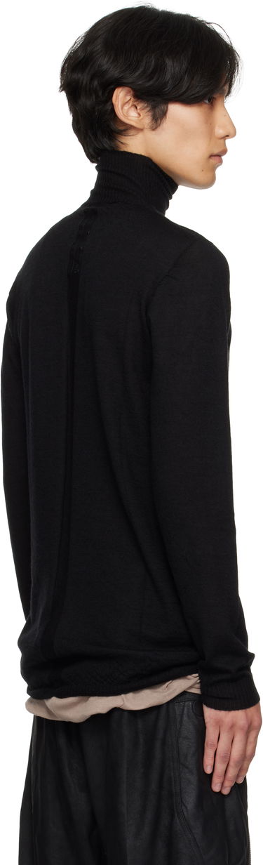 Villapaita Rick Owens Rick Owens Concordians Level Turtleneck Sweater Musta | RU02E1624 WS, 2