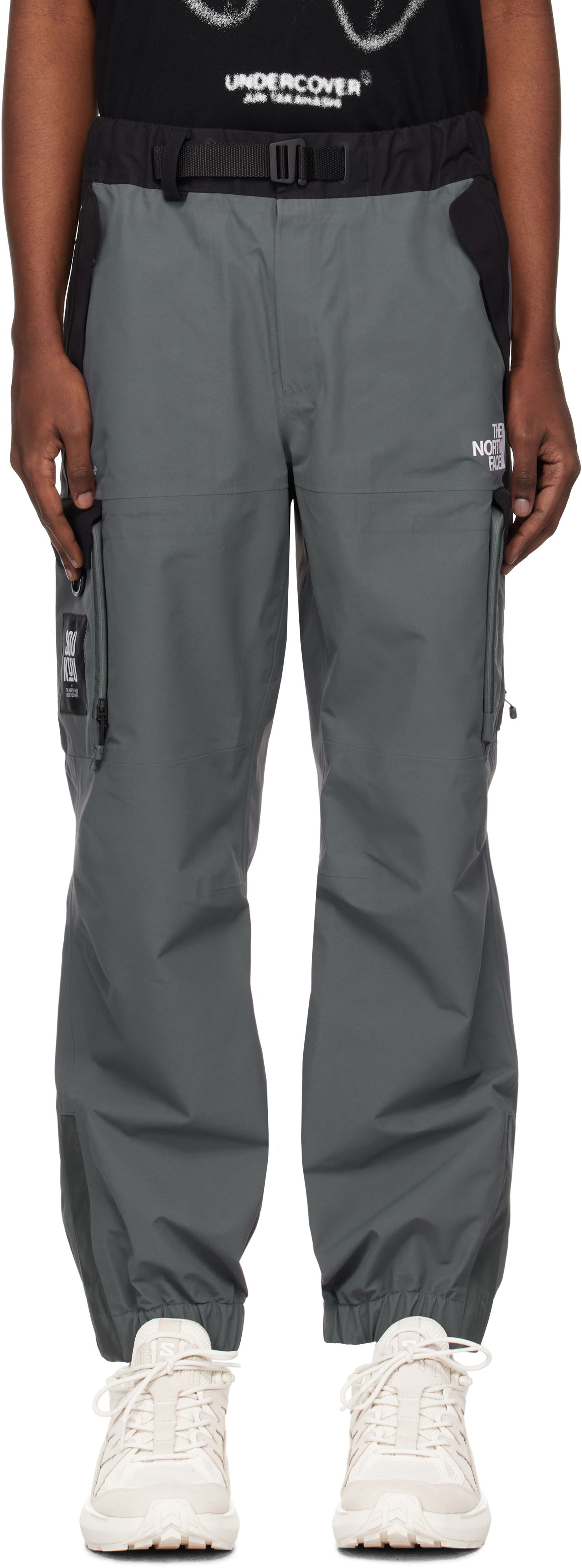 Cargo housut UNDERCOVER SOUKUU Hike Utility Shell Trousers Harmaa | NF0A89ZA, 0