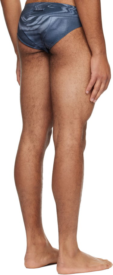 Uimapuvut Jean Paul Gaultier 'The Blurry Roses' satin-effect swim briefs Sininen | 25/04-M-SW080-J023P-010200, 2