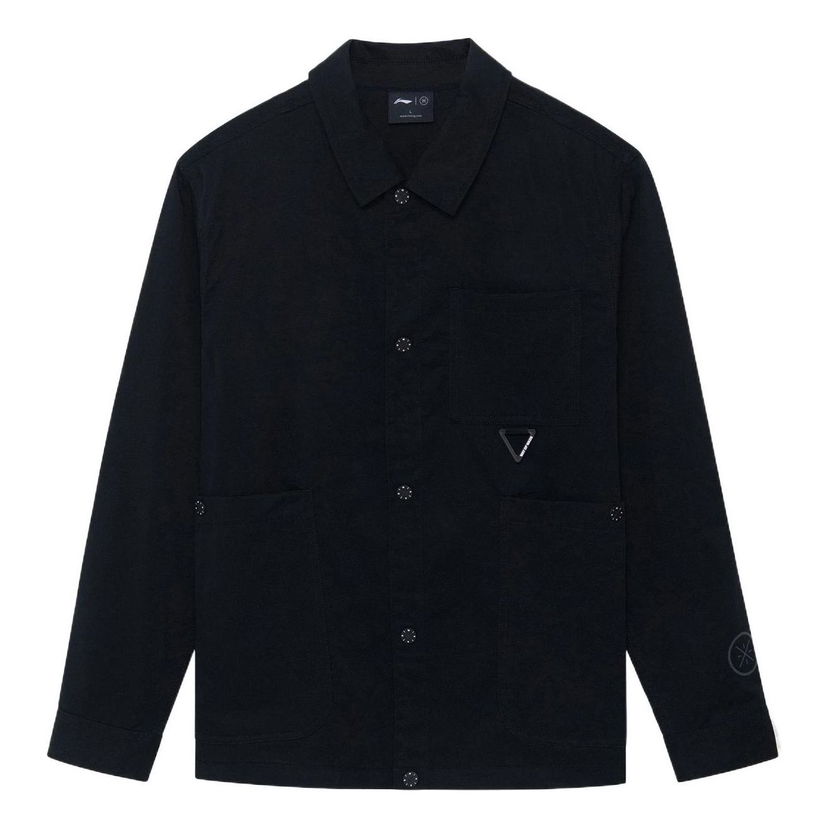 Takki Li-Ning Wade Graphic Jacket Musta | AFDS397-1