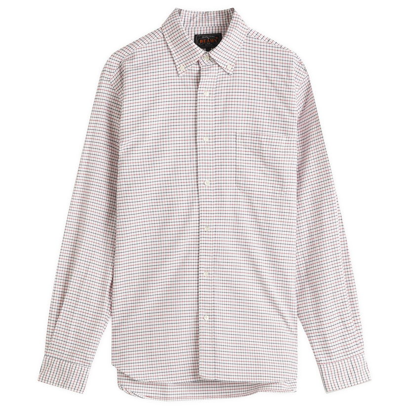 Paita BEAMS Beams Plus Tattersall Check Button Down Oxford Shirt, Size Medium Monivärinen | 3811-1151-139-35