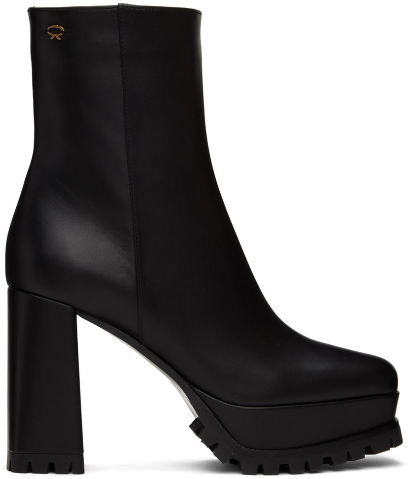 Tennarit ja kengät Gianvito Rossi Gianvito Rossi Harlem Platform Ankle Boots Musta | G73178.70GOM.VGINERO