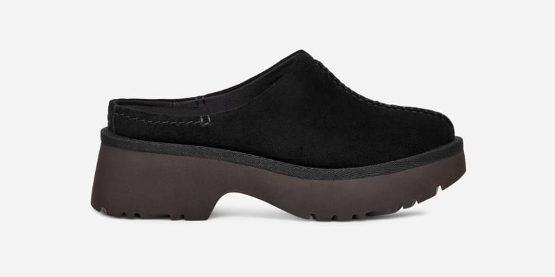 Tennarit ja kengät UGG ® New Heights Clog for Women in Black, Size 3, Suede Musta | 1152731-BLK, 0