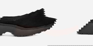 Tennarit ja kengät UGG ® New Heights Clog for Women in Black, Size 3, Suede Musta | 1152731-BLK, 0