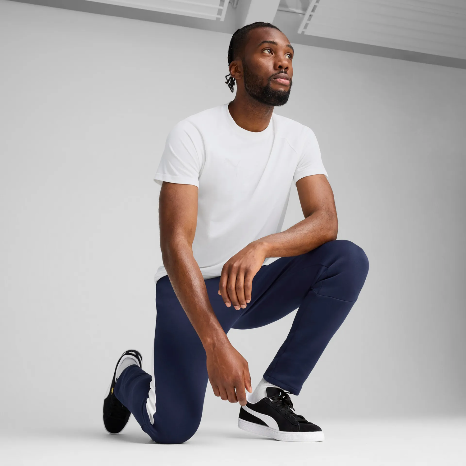 T-paita Puma teamEVOSTRIPE Tee Valkoinen | 659953-04, 1