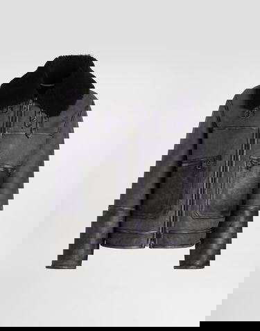 Bomber-takki Dolce & Gabbana Dolce & Gabbana Shearling Bomber Jacket Sininen | G9BTELFUP93M0406, 0