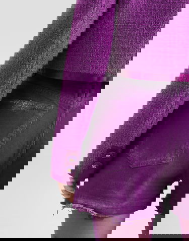 Takki Dolce & Gabbana Dolce & Gabbana Rachel Tweed Single-Breasted Jacket Violetti | F27GOTFMTACF0571, 2