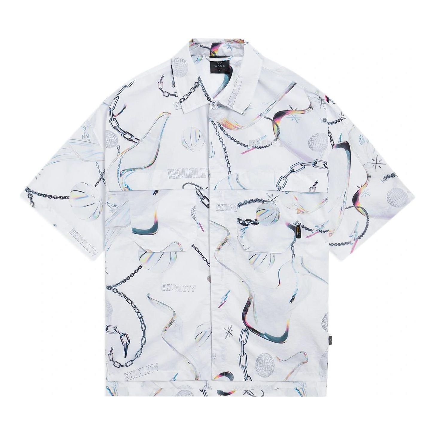 Paita Li-Ning Glare x Way Of Wade Full Version Logo Shirt Valkoinen | ASHS445-1, 0