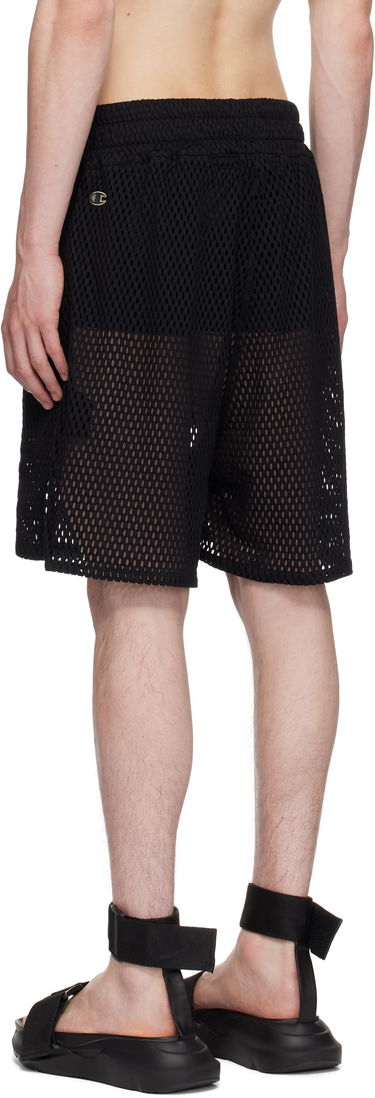 Shortsit Rick Owens Rick Owens Champion Edition Mesh Shorts Musta | CM01E1682 CHONET MESH, 3