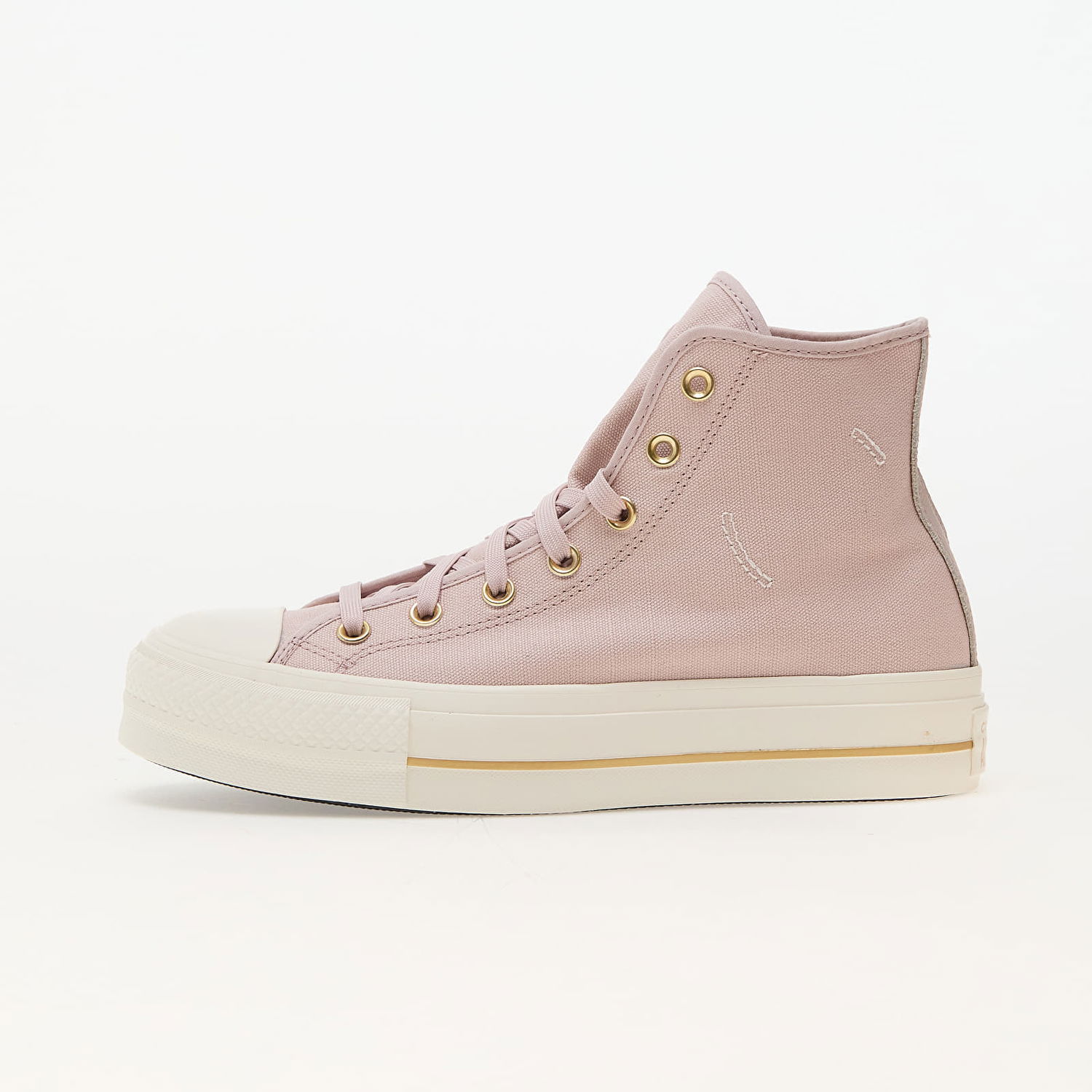 Tennarit ja kengät Converse Chuck Taylor All Star Lift Platform Tailored Lines Flush Stone/ Egret/ Gold Vaaleanpunainen | A10431C, 0