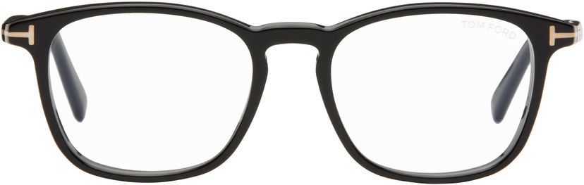 Aurinkolasit Tom Ford Tom Ford Square Blue Block Glasses Musta | FT5960-B_52001