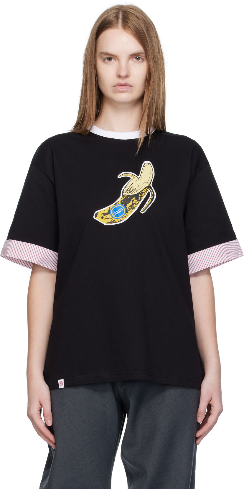 T-paita Charles Jeffrey Loverboy Charles Jeffrey LOVERBOY Turn Up Graphic T-Shirt Musta | 52080501