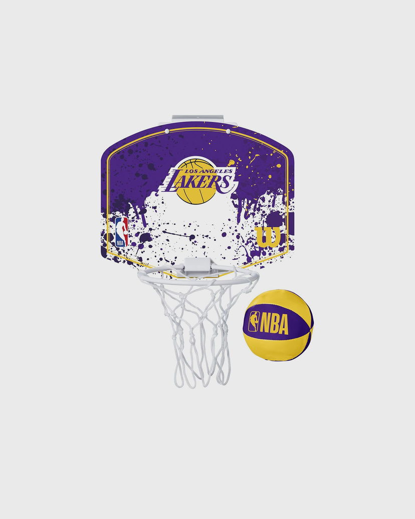 Urheiluvälineet Wilson Tennis Los Angeles Lakers NBA Mini Hoop Violetti | WTBA1302LAL
