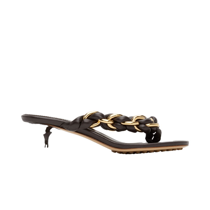 Tennarit ja kengät Bottega Veneta Chain Dot Sandals "Brown" Ruskea | 659002 V0V50